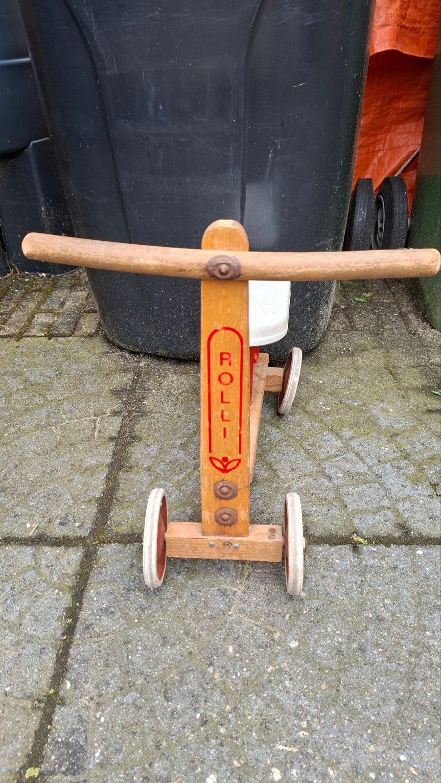 Driewielstepje, Ophalen