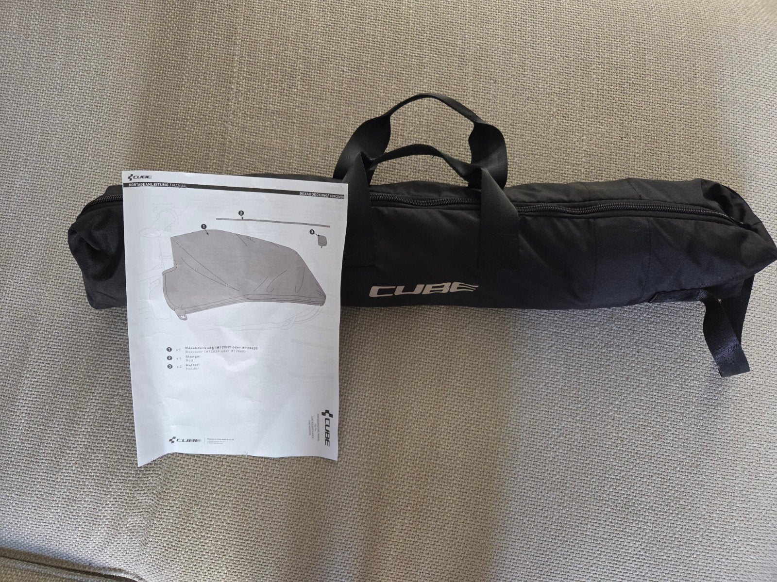 Afdekhoes voor bakfiets Cube Cargo Hybrid, Ophalen, Nieuw