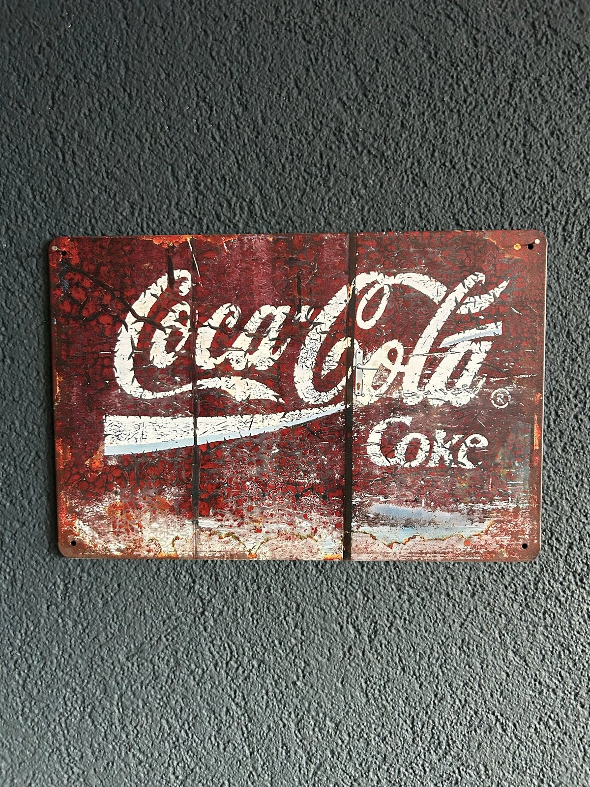 Vintage Coca-Cola Metalen Bord - 20x30 cm, Ophalen of Verzenden