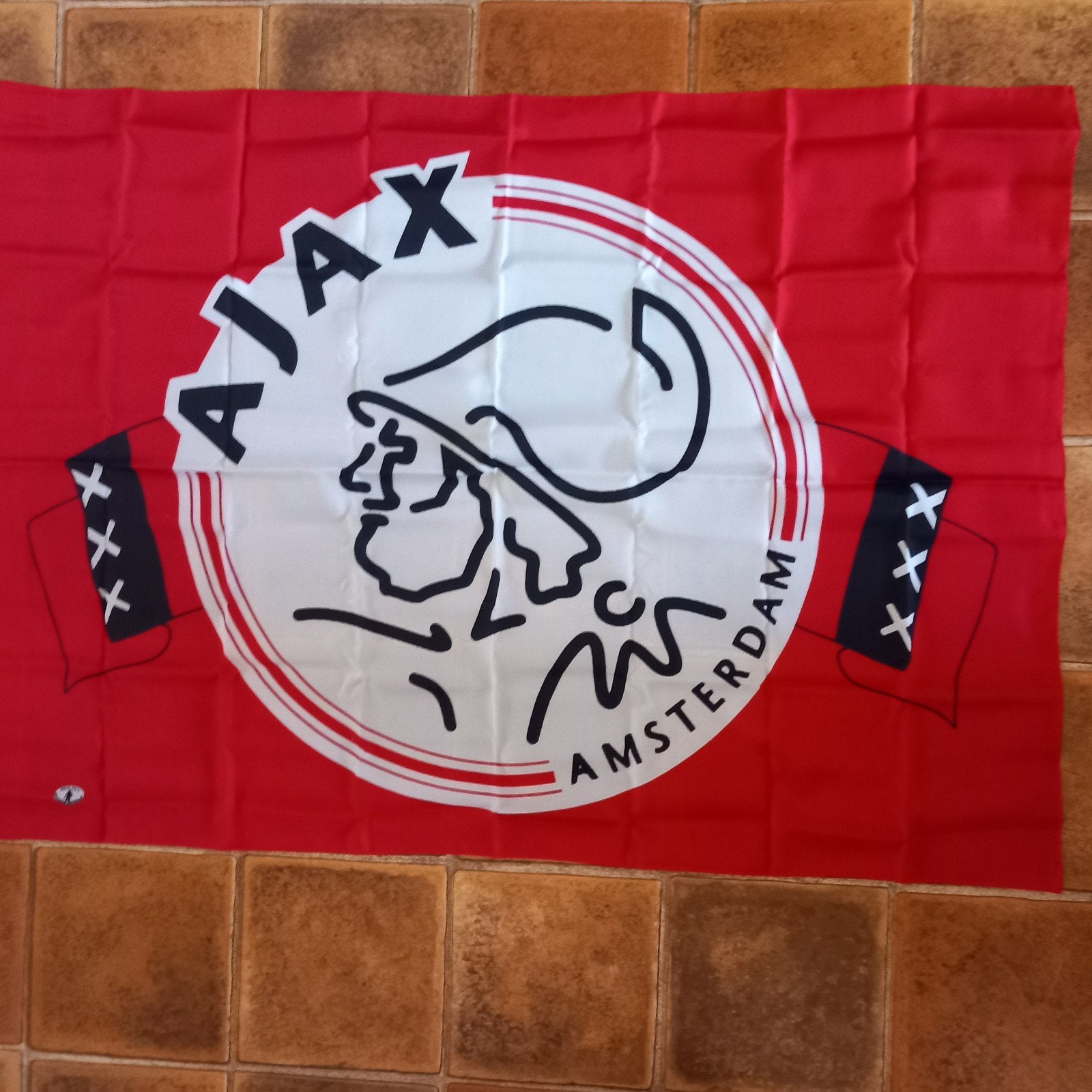 ajax vlag 75x110 nieuw, Ophalen of Verzenden, Nieuw, Ajax, Overige typen
