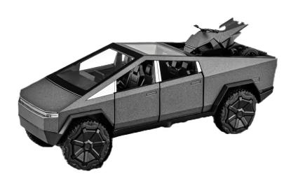 DieCast model van metaal Tesla Cybertruck (1:32), Ophalen of Verzenden, Nieuw, Tractor of Landbouw, Overige merken