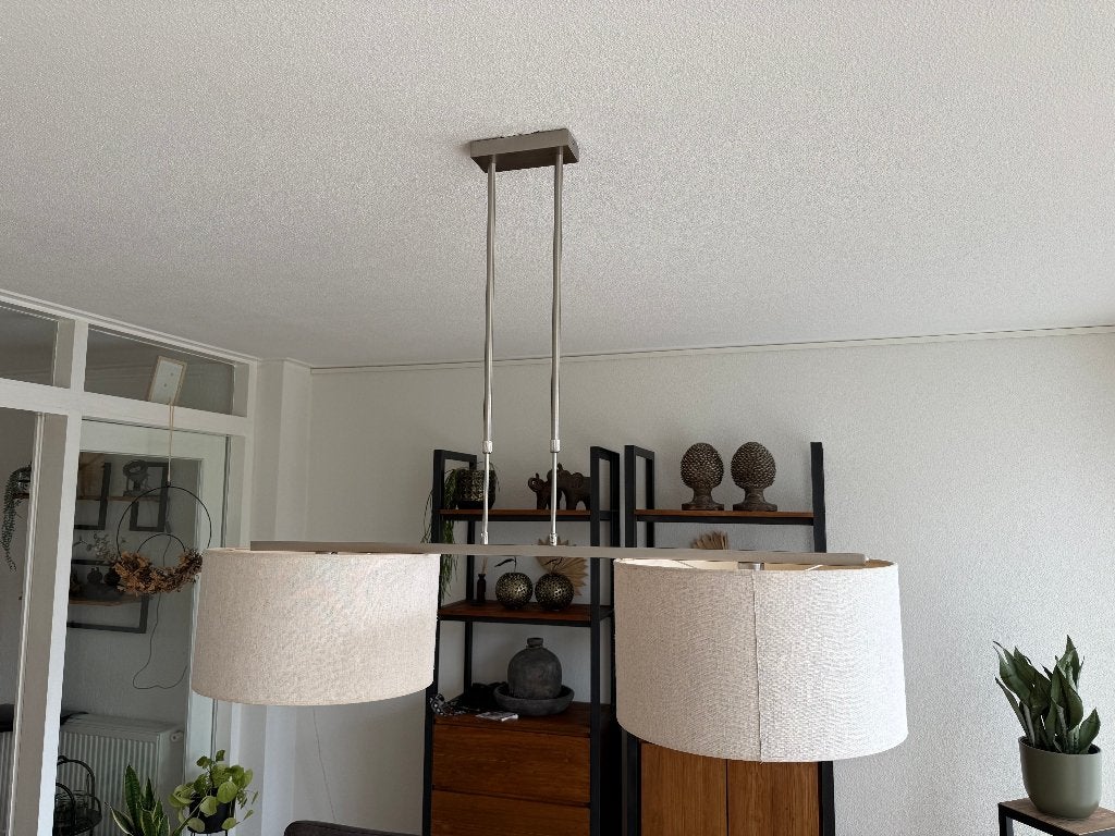 Hanglamp, Ophalen of Verzenden, Zo goed als nieuw, Metaal, Modern