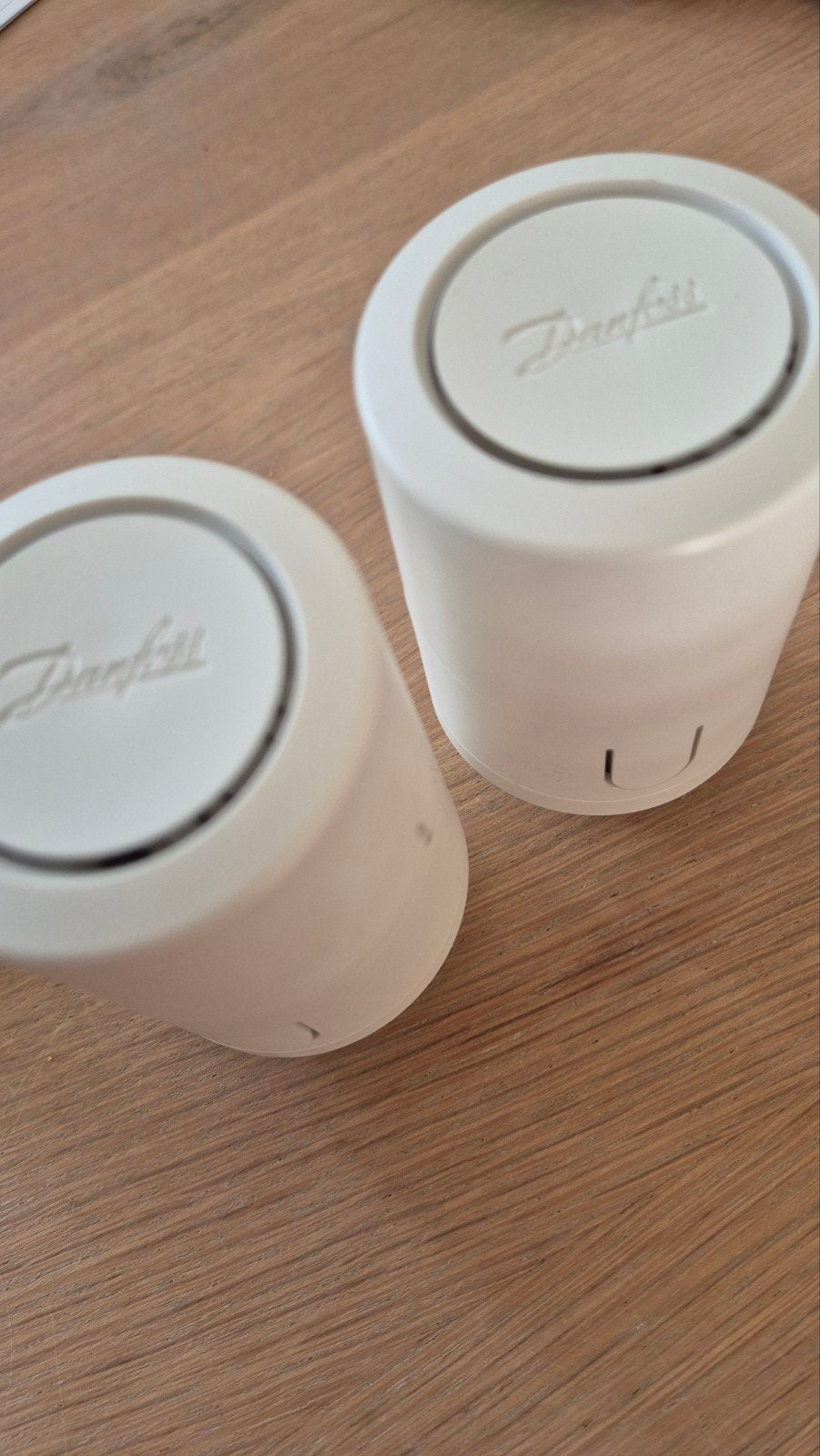 Danfoss Eco Bluetooth slimme thermostaatknop (2 stuks), Ophalen of Verzenden, Slimme thermostaat, Zo goed als nieuw