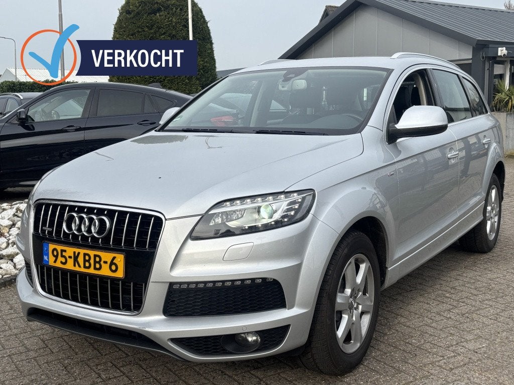 Audi Q7 3.6 FSI Quattro 6-Persoons S-Line Facelift TOPCONDIT, Auto's, Audi, Automaat, Zwart, 2210 kg, Q7