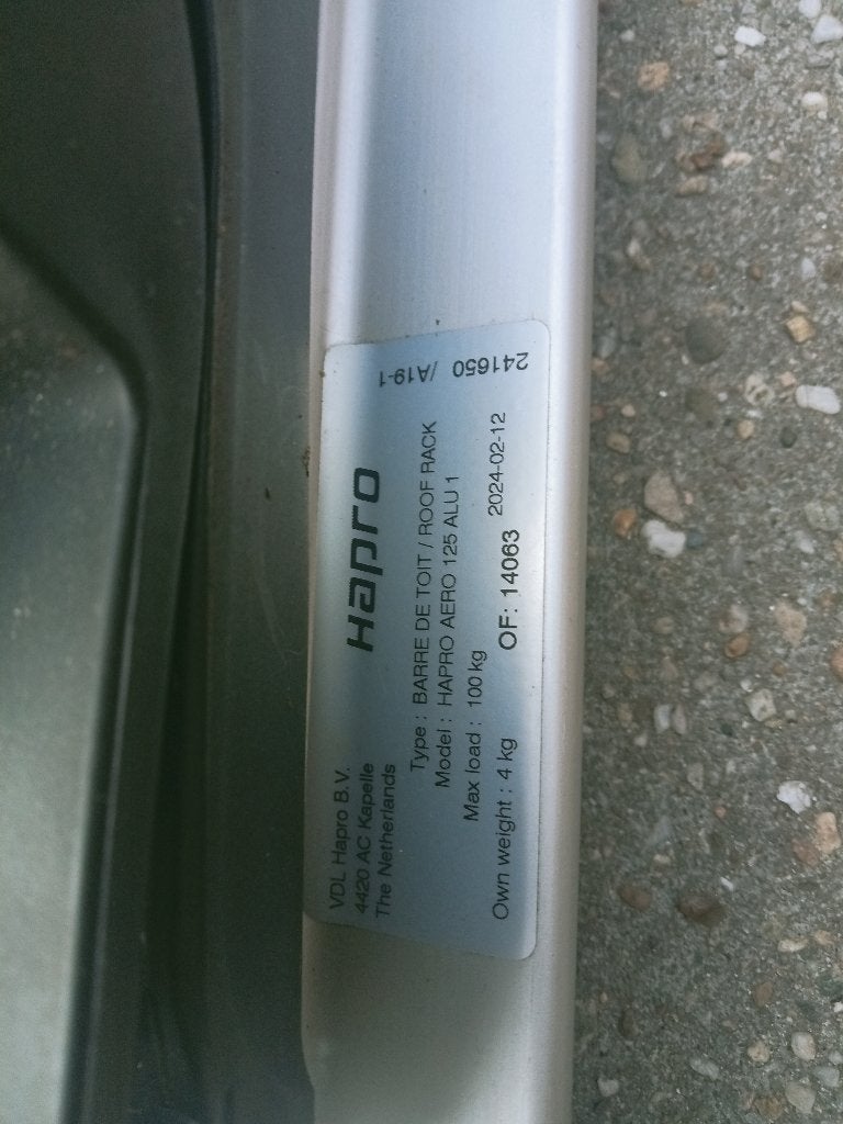 Dakdrager hapro, Ophalen, Gebruikt