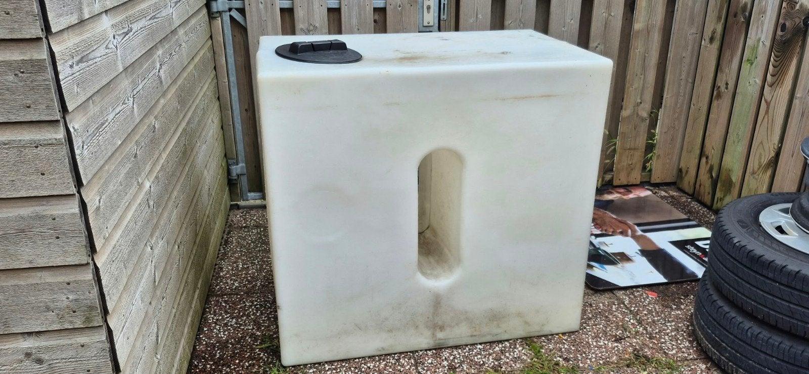 Grote watertank , 500L, 150 liter of meer, Ophalen, Gebruikt, Kunststof
