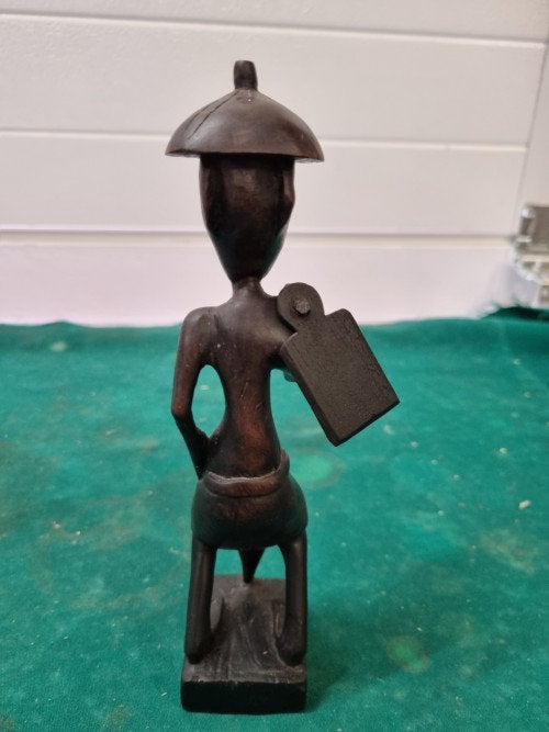 beeld boer afrikaans houtsnijwerk, Ophalen of Verzenden