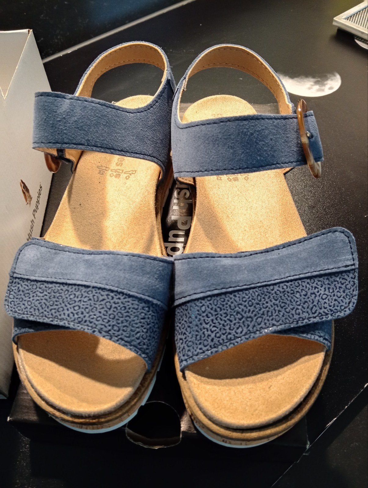 Nieuwe Hush Puppies sandalen - Maat 39, Blauw, Nieuw, Hush Puppies, Sandalen of Muiltjes