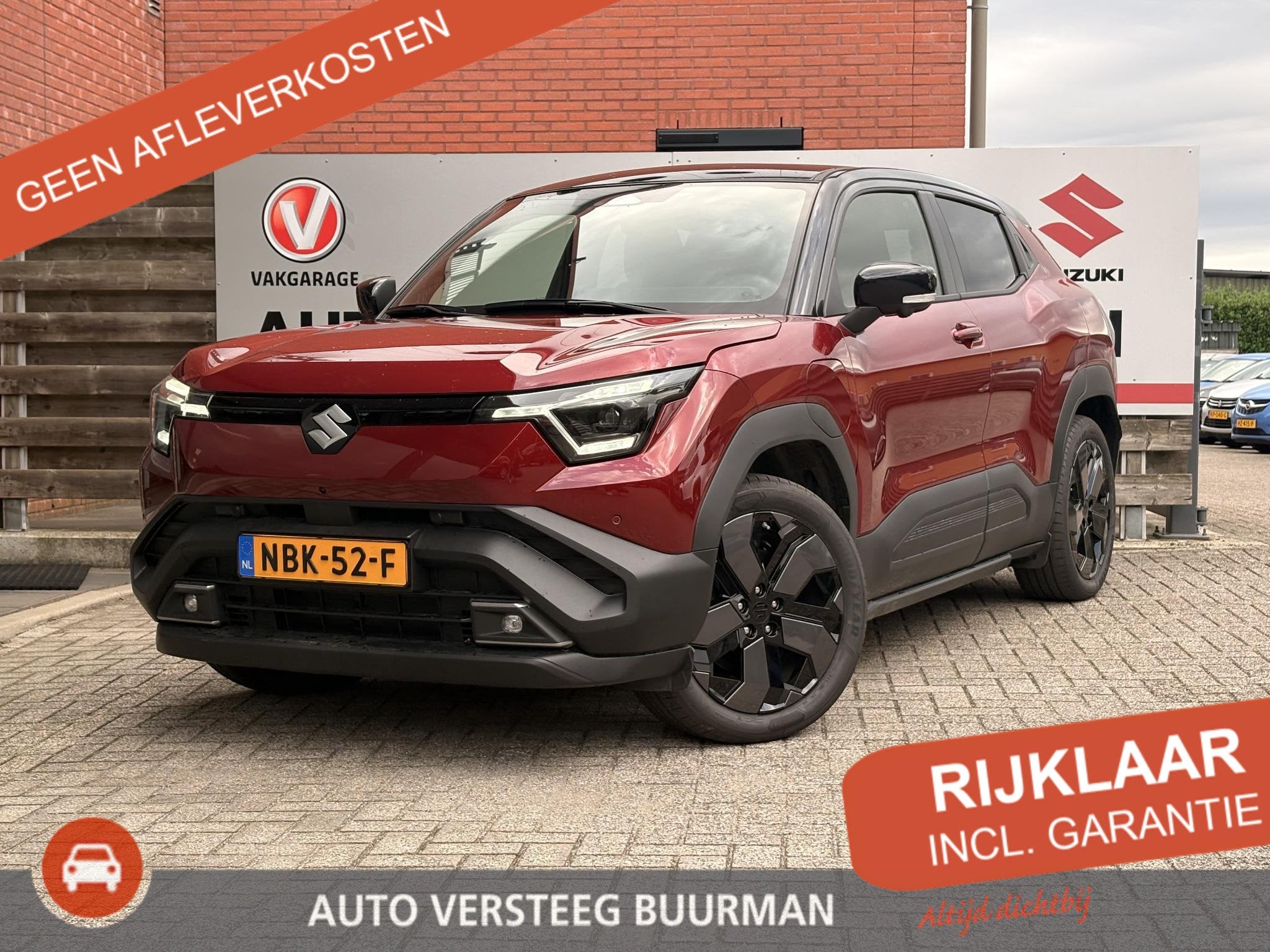 Suzuki e VITARA Style Allgrip-e 61 kWh Panoramadak | Stoel/S, Auto's, Automaat, Gebruikt, Leder en Stof, Elektrisch