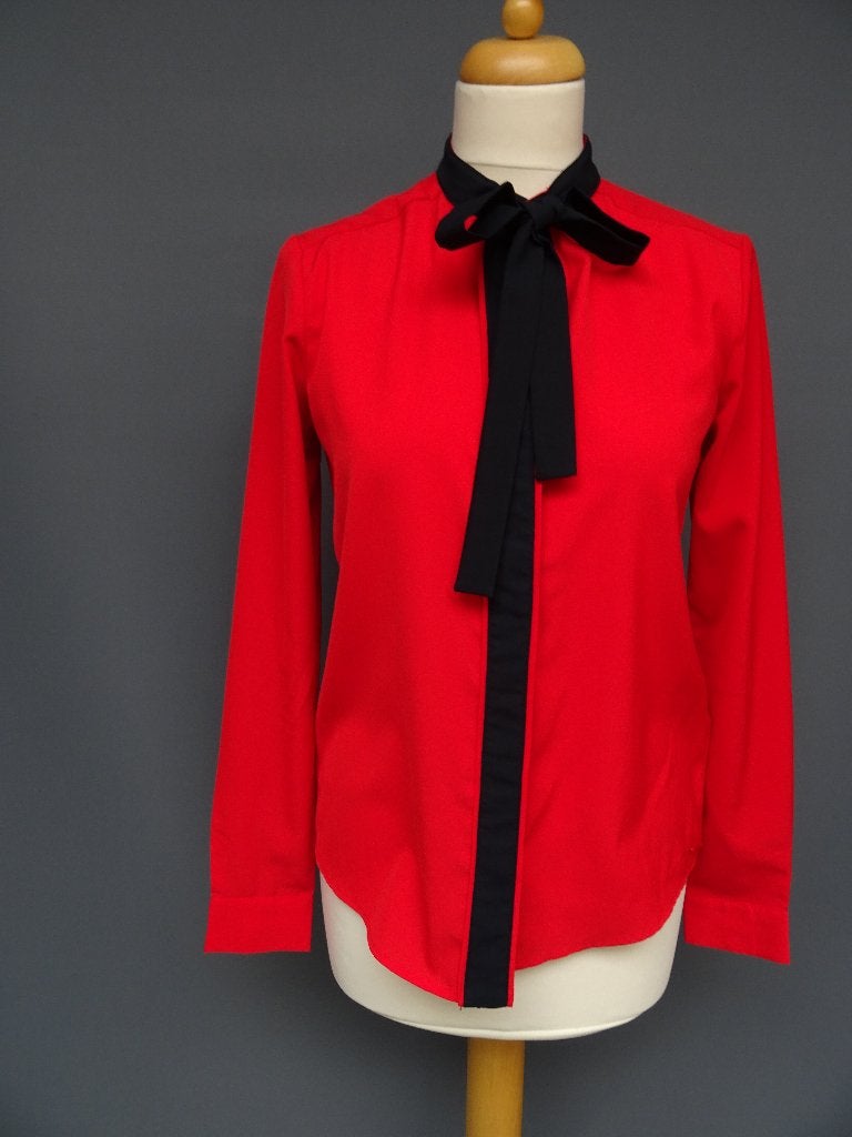 RIVER WOODS maat 34, blouse met sjaalkraag., River Woods, Ophalen of Verzenden, Zo goed als nieuw, Maat 34 (XS) of kleiner