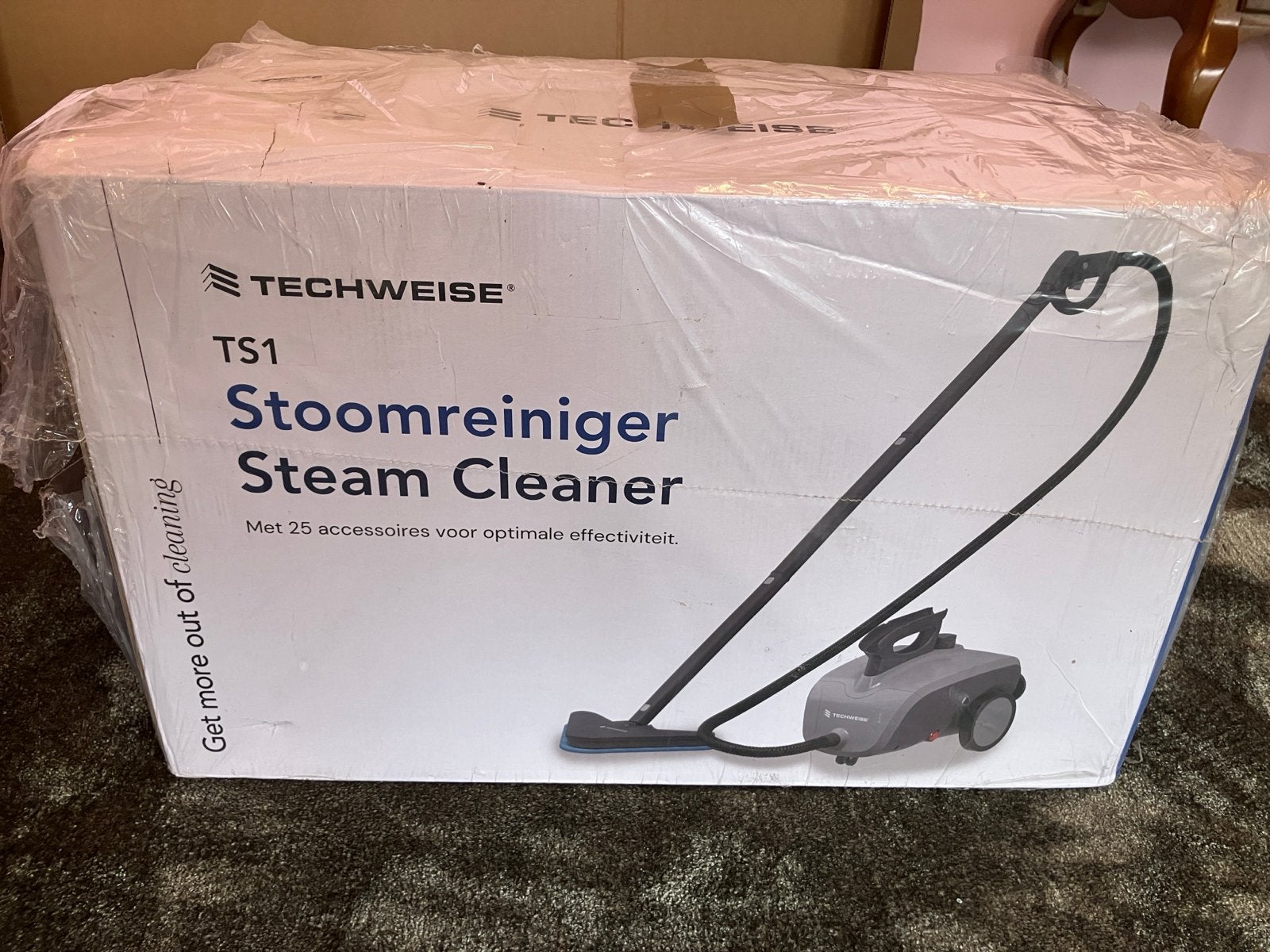TECHWEISE TS1 Stoomreiniger - Nieuw in doos, Ophalen, Nieuw, Stoomreiniger, Overige merken