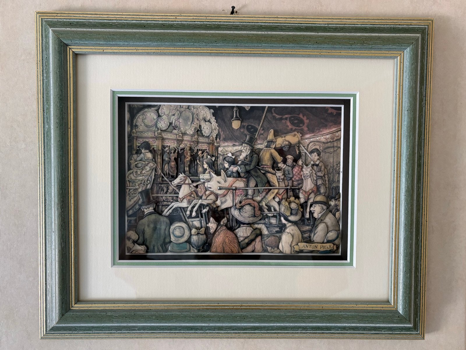 Anton Pieck Prent: De Kermis, Ophalen of Verzenden, Klassiek, Print, Overige onderwerpen