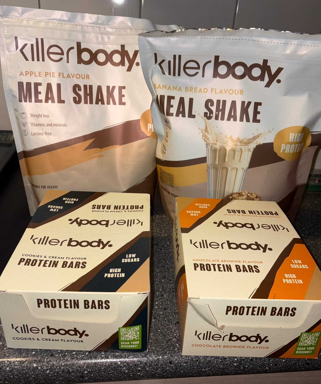 Killerbody meal shakes en repen, Sieraden, Tassen en Uiterlijk, Uiterlijk | Dieet en Afvallen, Ophalen of Verzenden, Nieuw, Overige typen