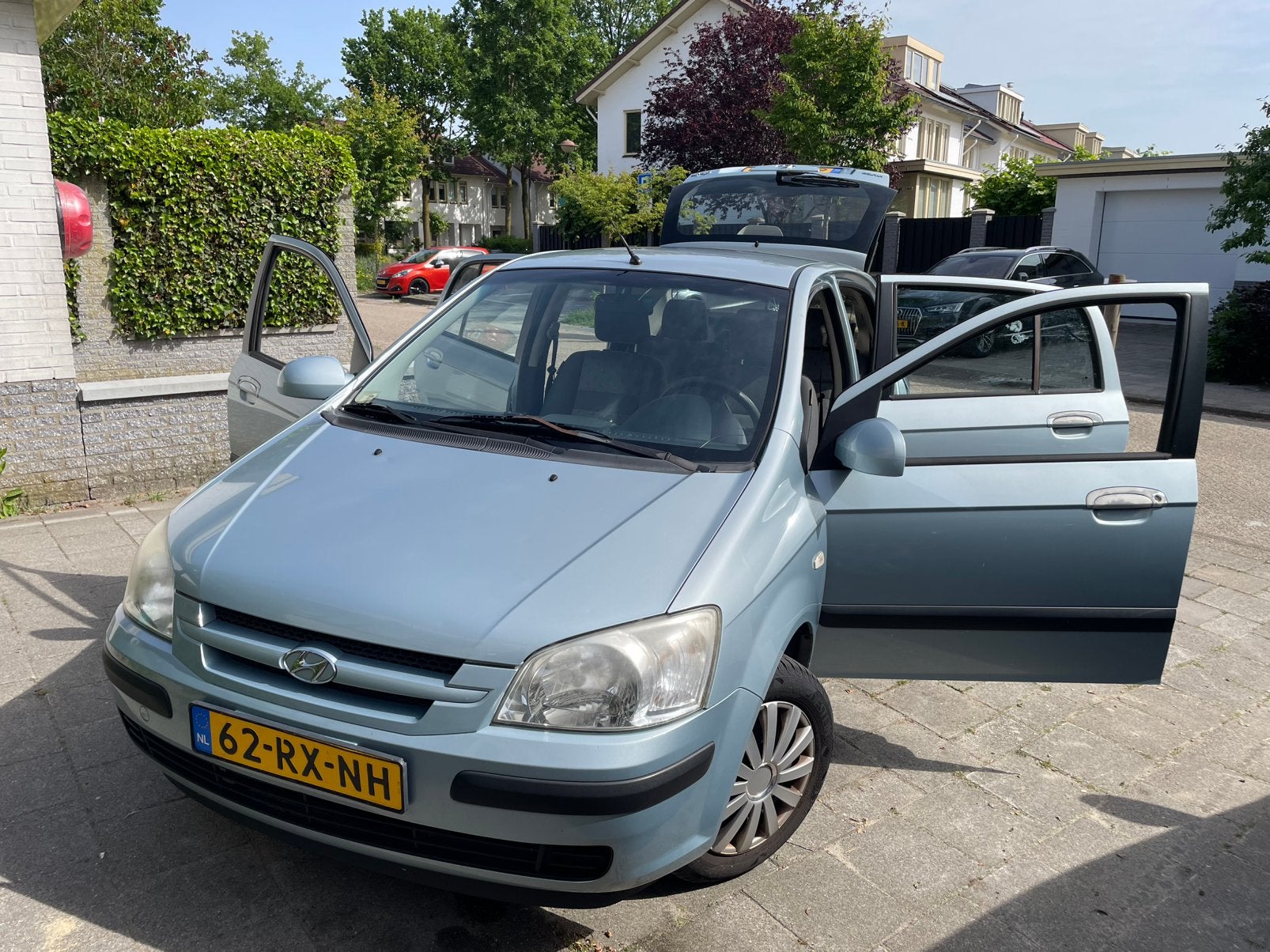 Hyundai Getz 1.3 5DRS 2005 Blauw, Auto's, 40 €/maand, 4 cilinders, Blauw, Origineel Nederlands