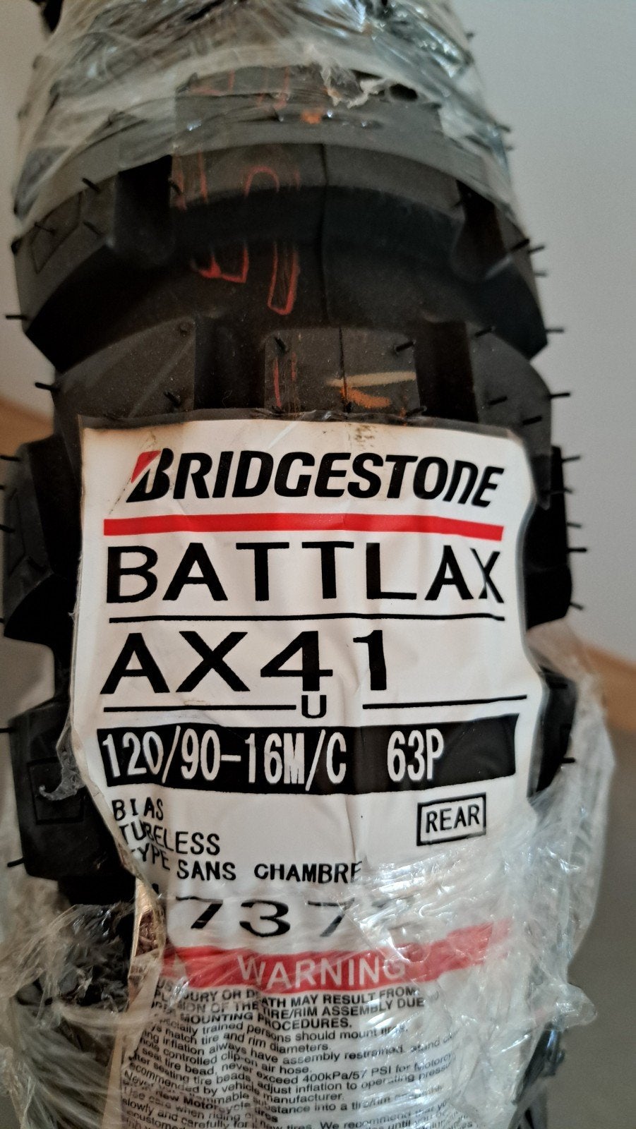 Bridgestone Battlax AX41 A: 120/90-16, V: 90/100-19 nieuw!, Ophalen of Verzenden, Nieuw