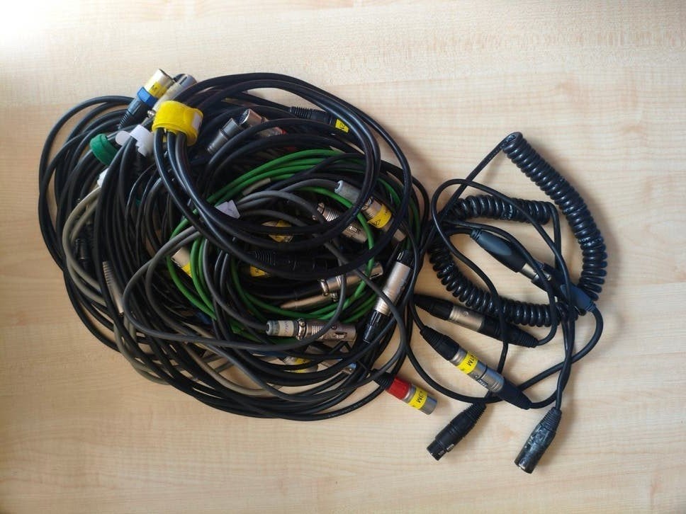 Diverse XLR kabels - Verschillende lengtes en types, Ophalen of Verzenden, Gebruikt, Minder dan 2 meter, Overige kabels