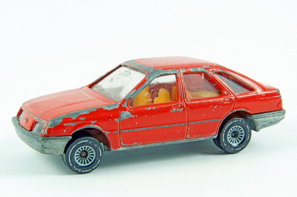 Siku No.1056 - Ford Sierra 2.3 Ghia, Ophalen of Verzenden, Gebruikt, Auto
