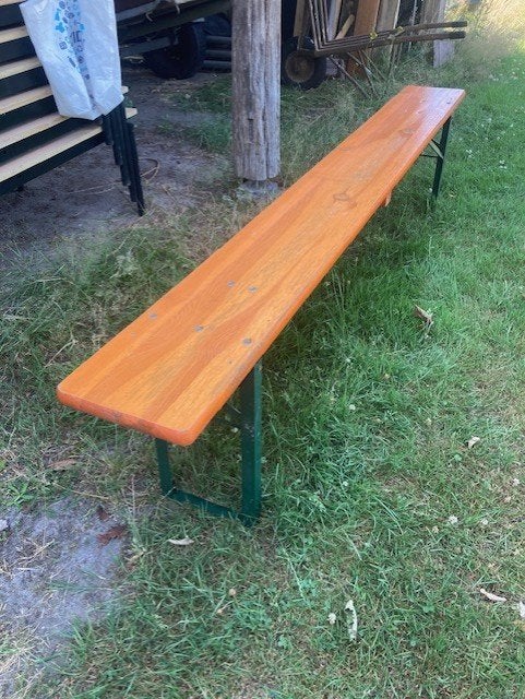 te koop/te huur bierbanken 220x25, Hobby en Vrije tijd, Ophalen, Gebruikt, Overige typen, Overige