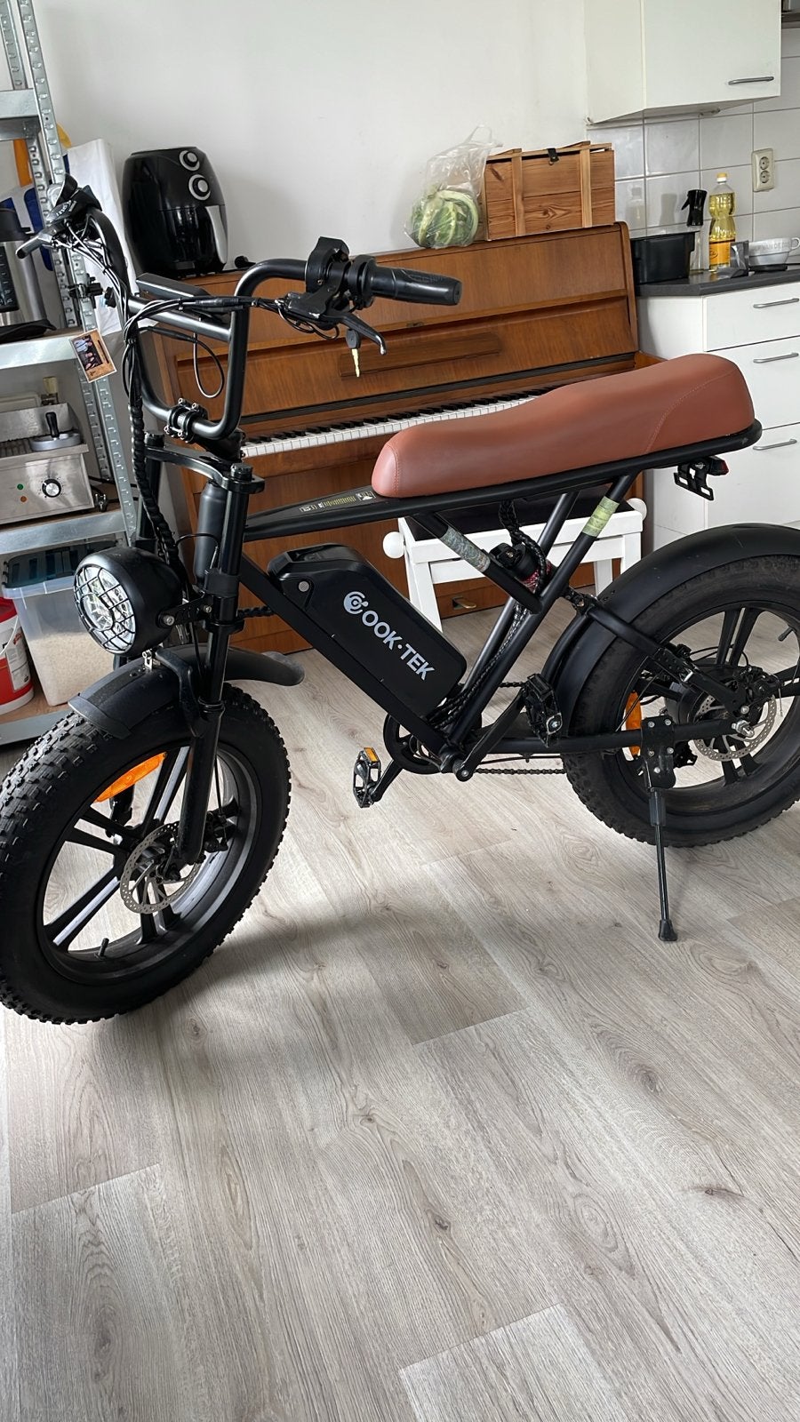 OOK-TEK E-bike Fatbike, Gebruikt, 51 tot 55 cm, 50 km per accu of meer, Ophalen