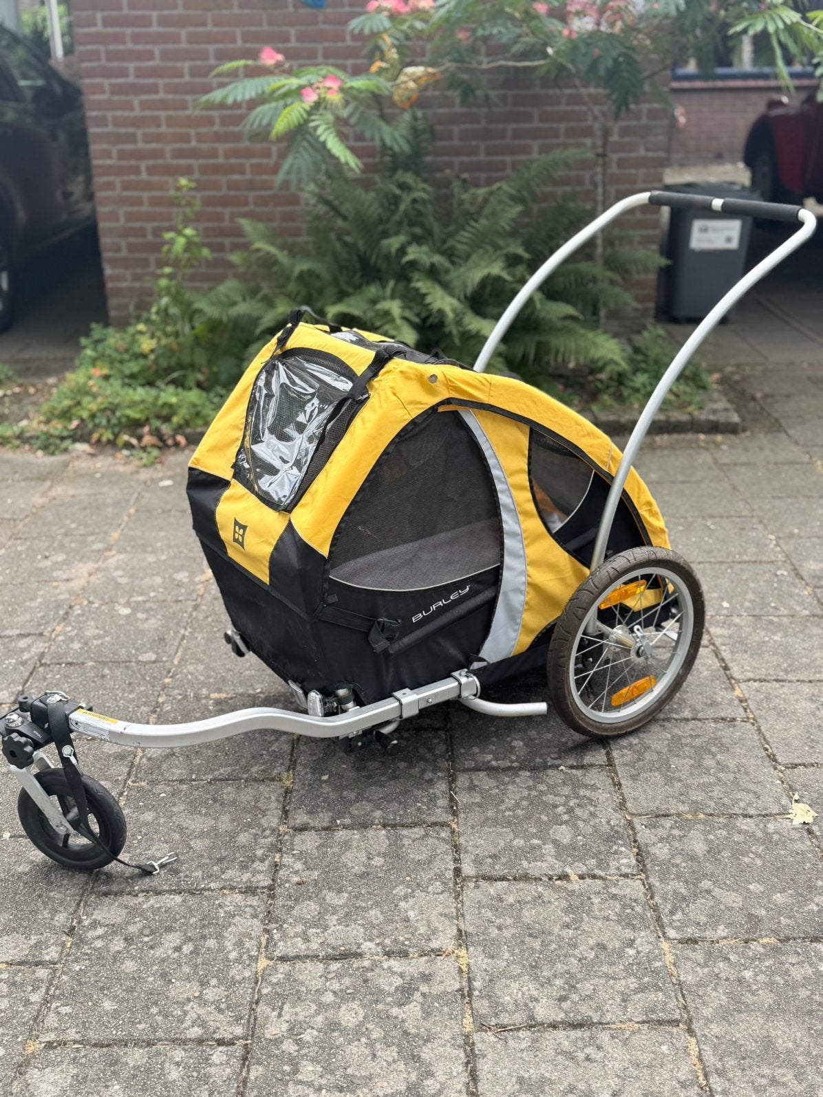 Burley Honden combi fietskar/ buggy, Dieren en Toebehoren, Honden-accessoires, Zo goed als nieuw, Ophalen