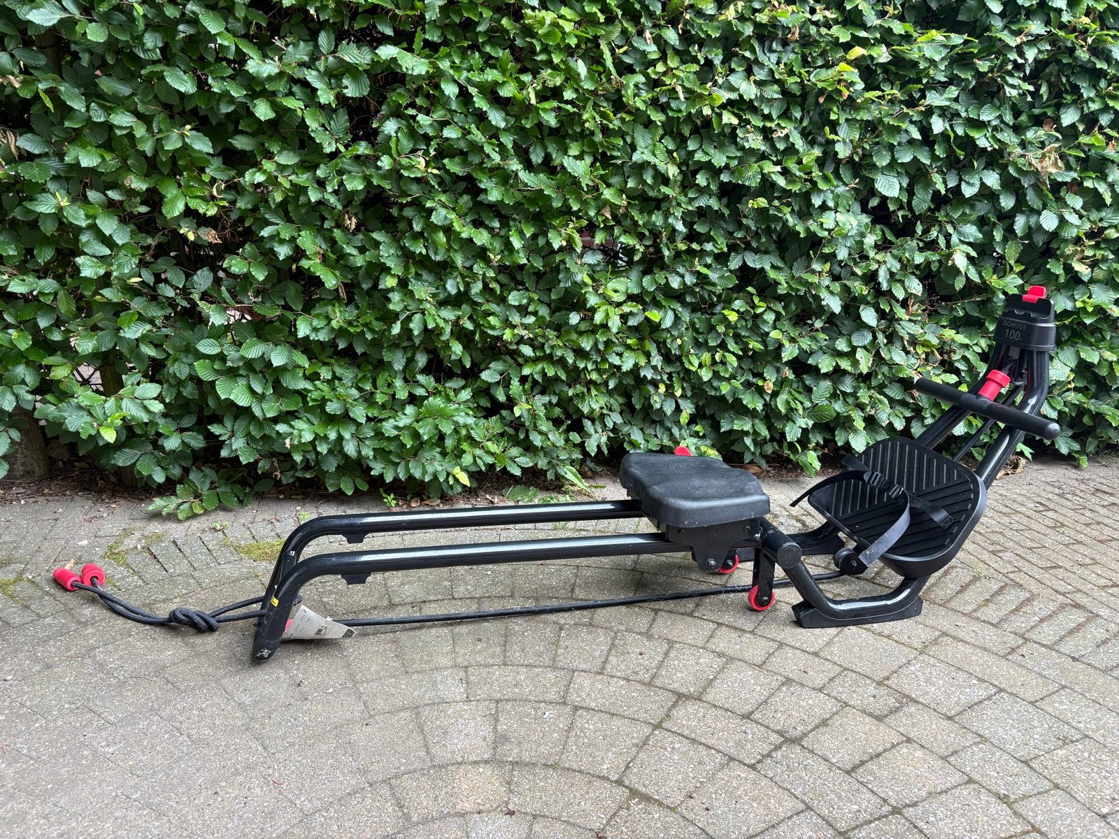 Domyos 100 Roeitrainer - Compact en Efficiënt, Sport en Fitness, Fitnessapparatuur, Ophalen, Gebruikt, Armen, Metaal