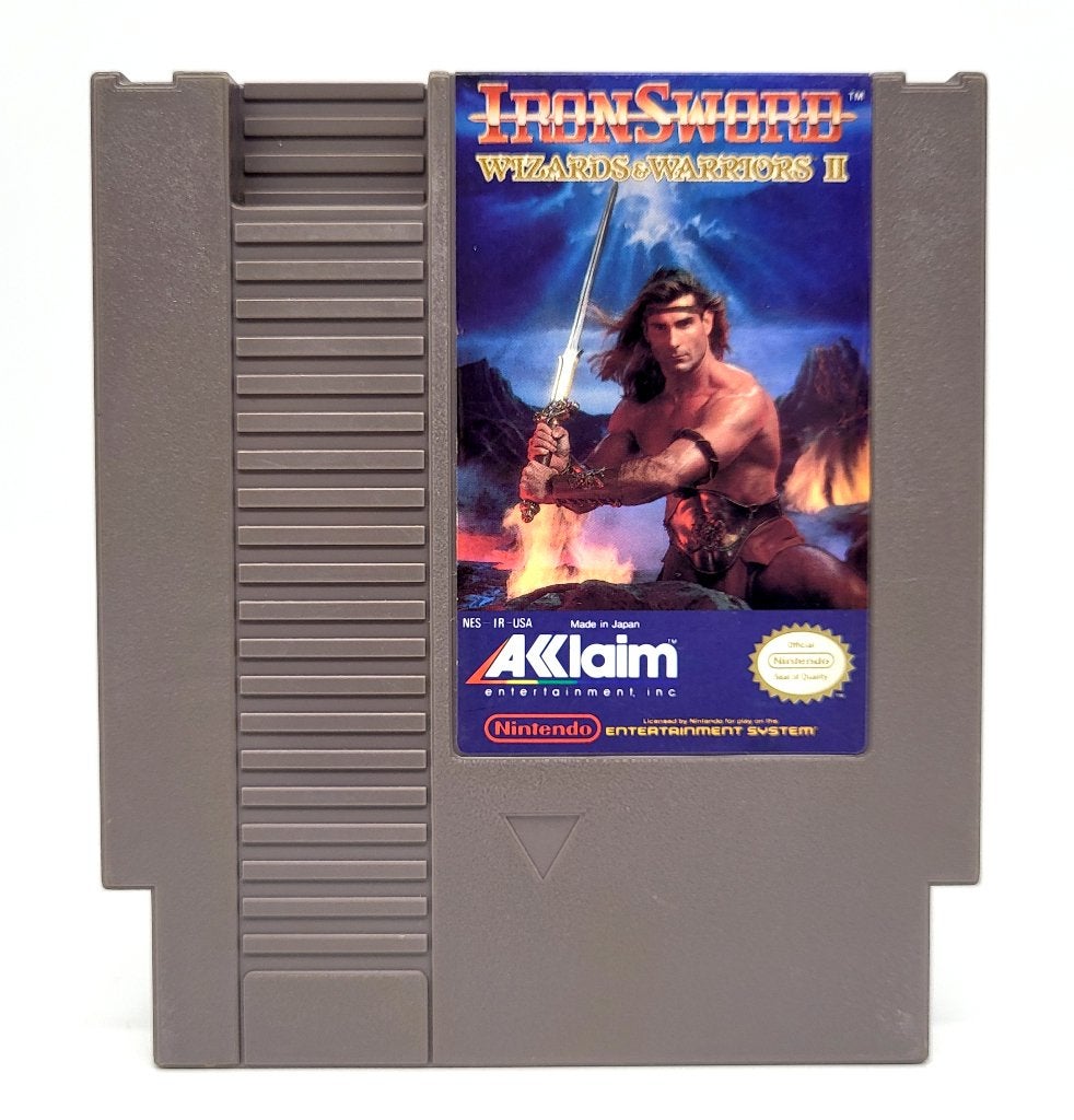 IronSword: Wizards & Warriors II Nintendo NES Cartridge USA, Avontuur en Actie, Gebruikt, Verzenden, 1 speler