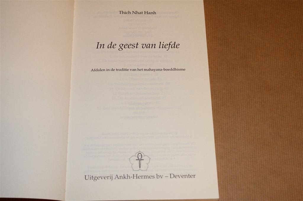 In de Geest van Liefde — Liefde in het Mahayana-Boeddhisme, Boeken, Ophalen of Verzenden, Gelezen, Overige onderwerpen, Achtergrond en Informatie