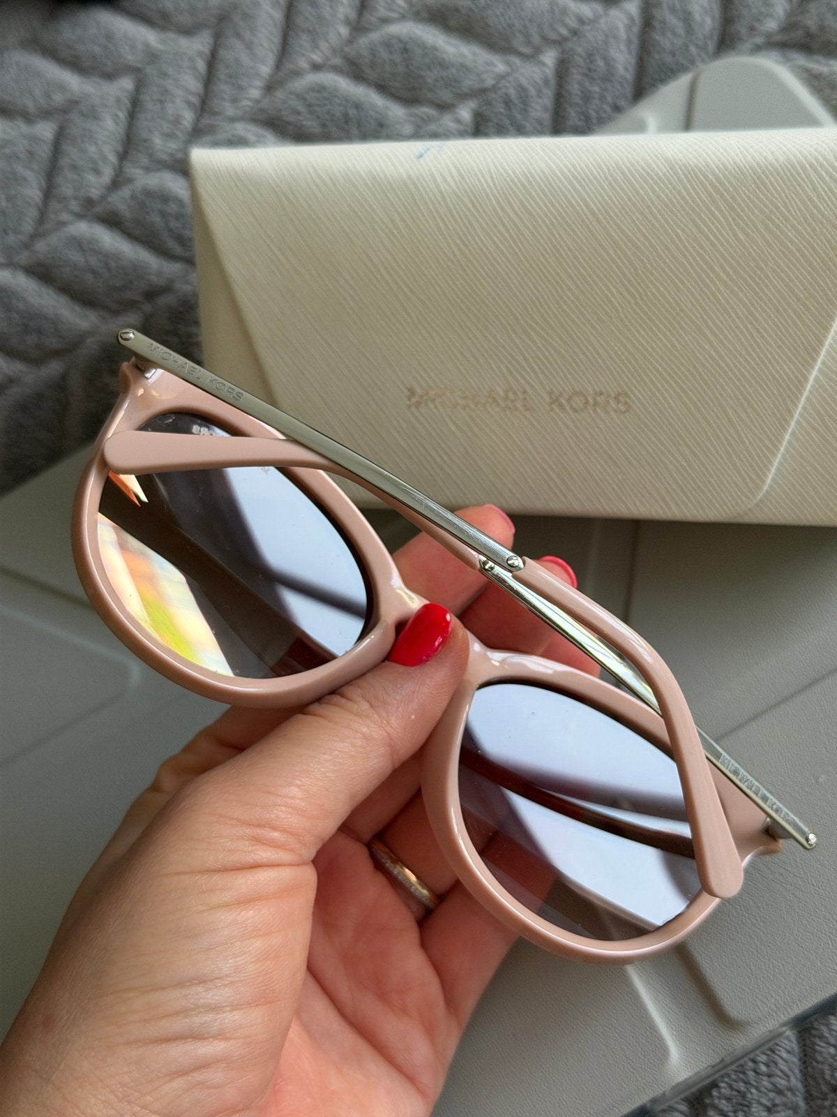 Michael Kors zonnebril - Zo goed als nieuw, Zonnebril, Zo goed als nieuw, Roze, Ophalen