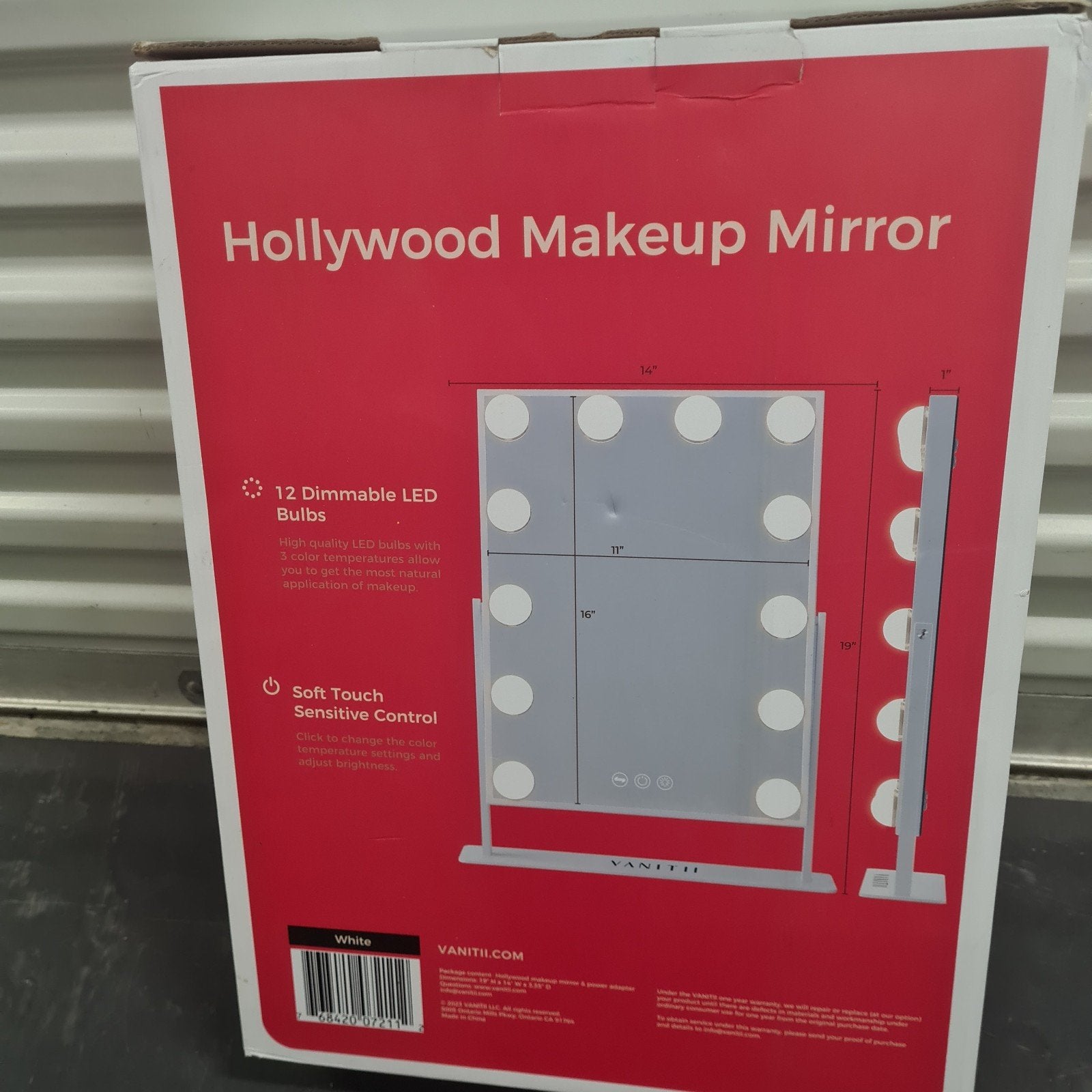Hollywood Make-up Spiegel met LED Verlichting, Huis en Inrichting, Ophalen of Verzenden