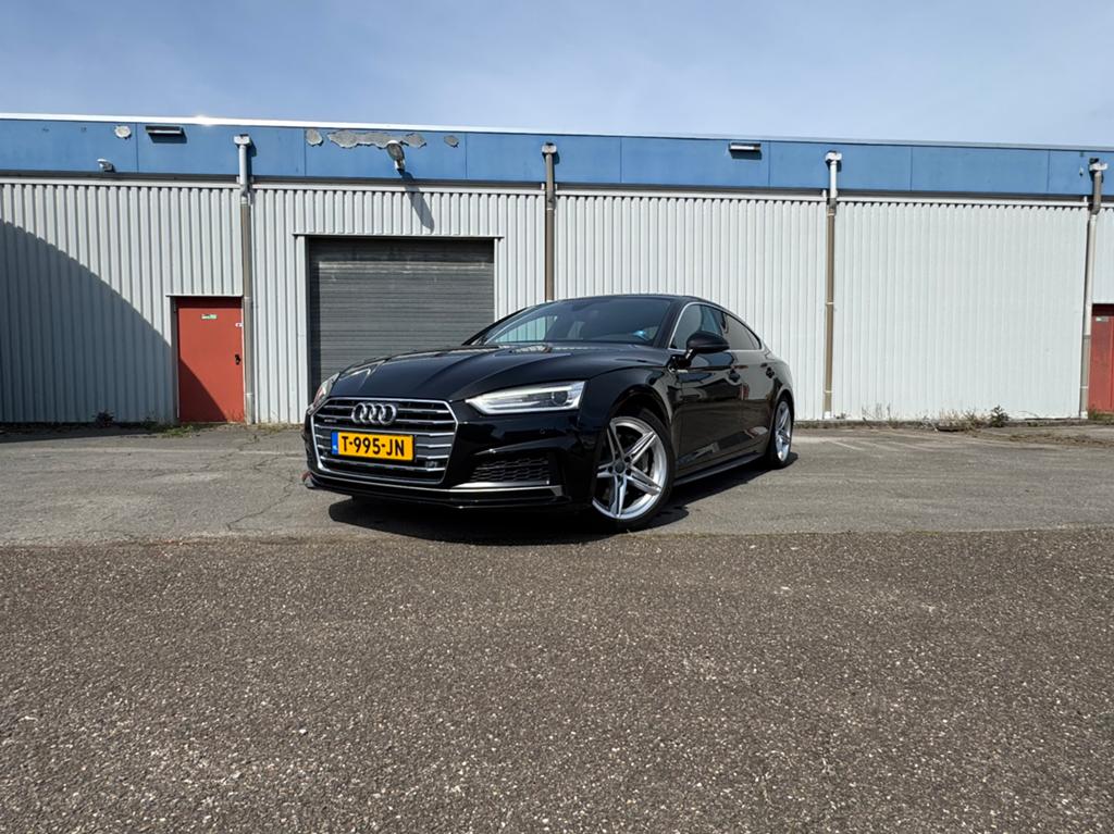 Audi A5 2.0 Tfsi Quattro 252pk S Tronic 2018 Zwart, Auto's, Automaat, 15 km/l, 4 cilinders, Zwart
