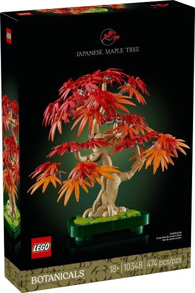 Lego Botanicals set 10348 Japanse esdoorn bonsaiboompje, Overige thema's, Lego, Nieuw, Ophalen of Verzenden
