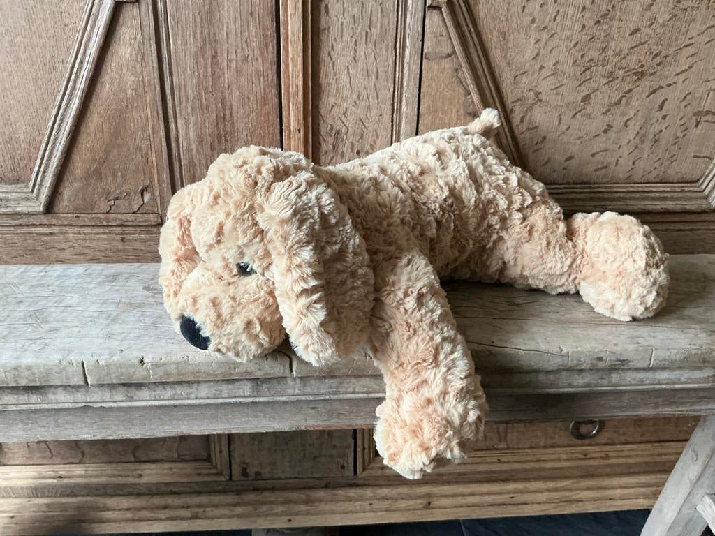 NIEUW Hermann Teddy knuffel bungel hond 40 cm, Kinderen en Baby's, Speelgoed | Knuffels en Pluche, Ophalen of Verzenden, Nieuw