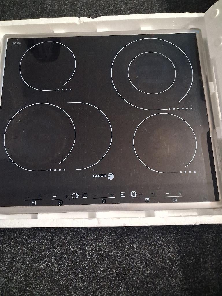 Keramische kookplaat(inbouw), Ophalen, Gebruikt, Keramisch, 4 kookzones