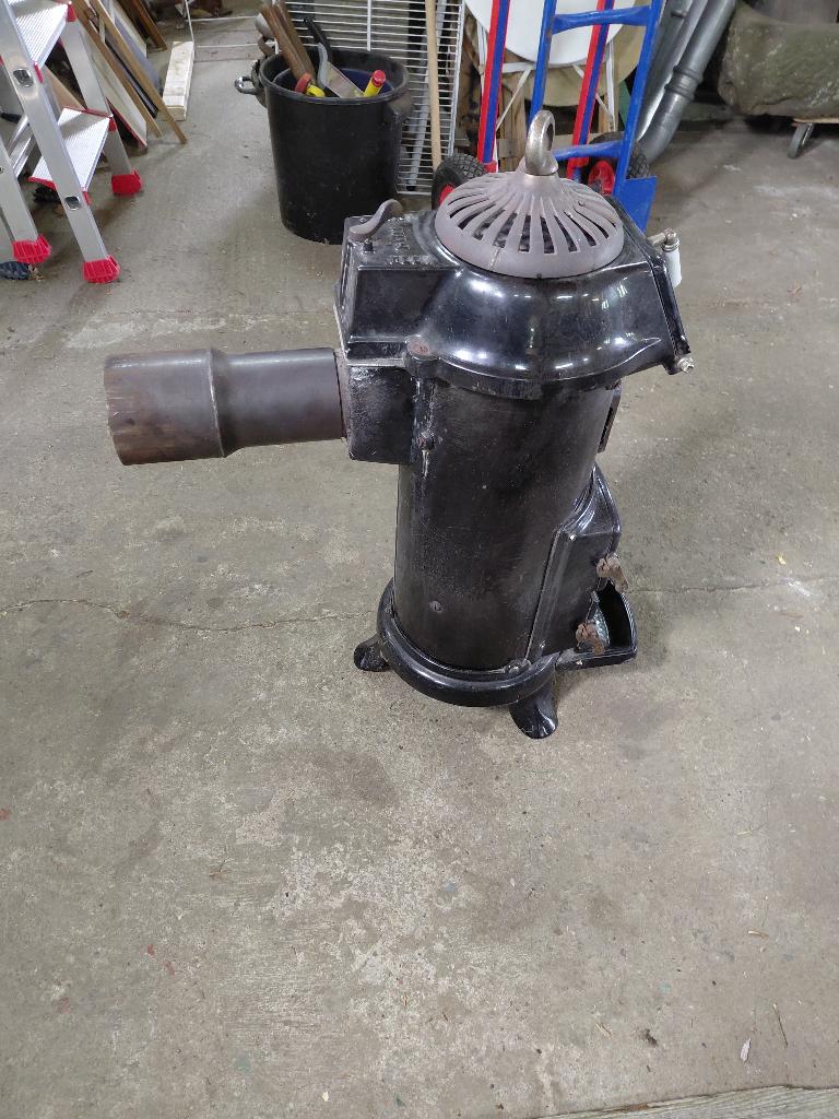 Antieke Allesbrander Kachel - Vintage Houtkachel, Gebruikt, Overige typen, Minder dan 200 cm, Zonder ramen