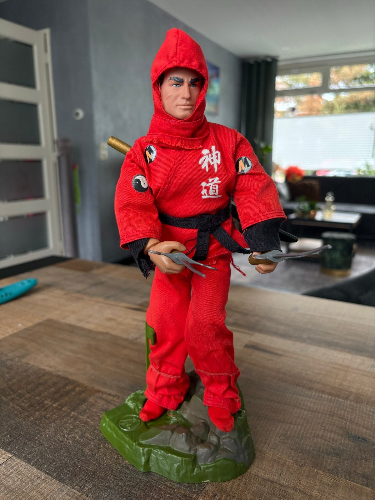 Vintage Hasbro Action Man Ninja Figuur met Accessoires, Kinderen en Baby's, Speelgoed | Actiefiguren, Ophalen, Gebruikt