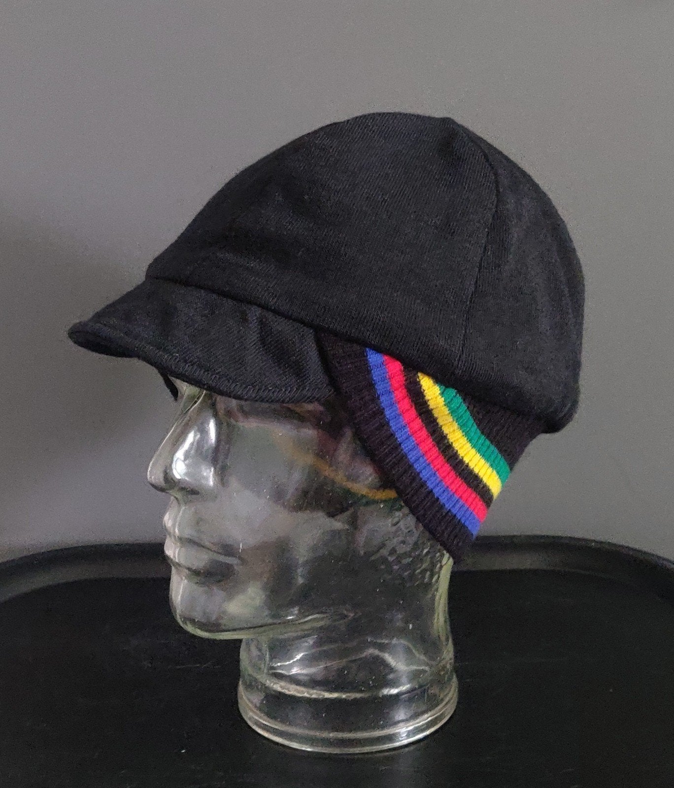 Vintage fietsmuts winterpet, Ophalen of Verzenden, Nieuw, Kleding