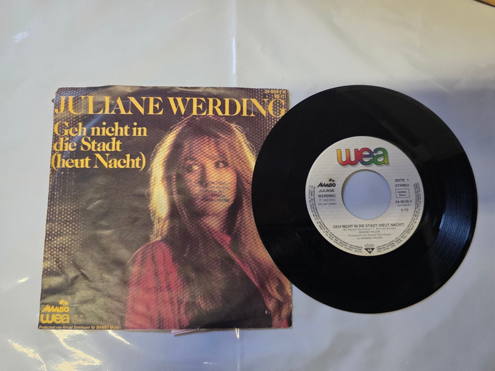 Juliane Weding - Geh nicht in die Stadt, Gebruikt, Fotohoes, 7 inch, Ophalen of Verzenden