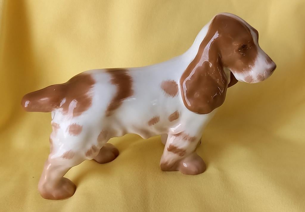 Bing & Grondahl, Porselein, Beeld Cockerspaniel, Verzenden