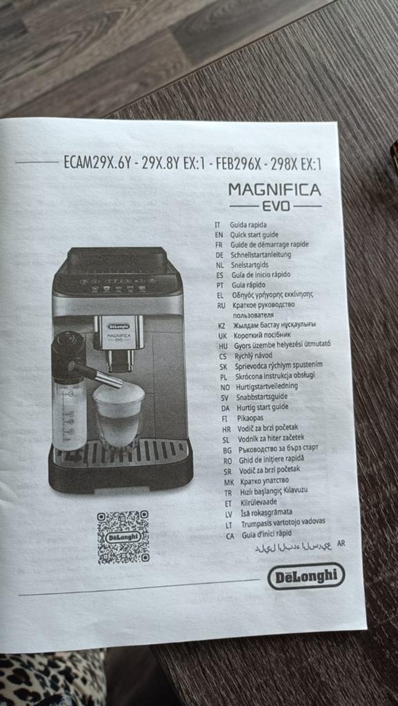 De'Longhi Magnifica Evo ECAM29X.6Y - Koffiemachine, Ophalen, 10 kopjes of meer, Koffiemachine, Koffiebonen