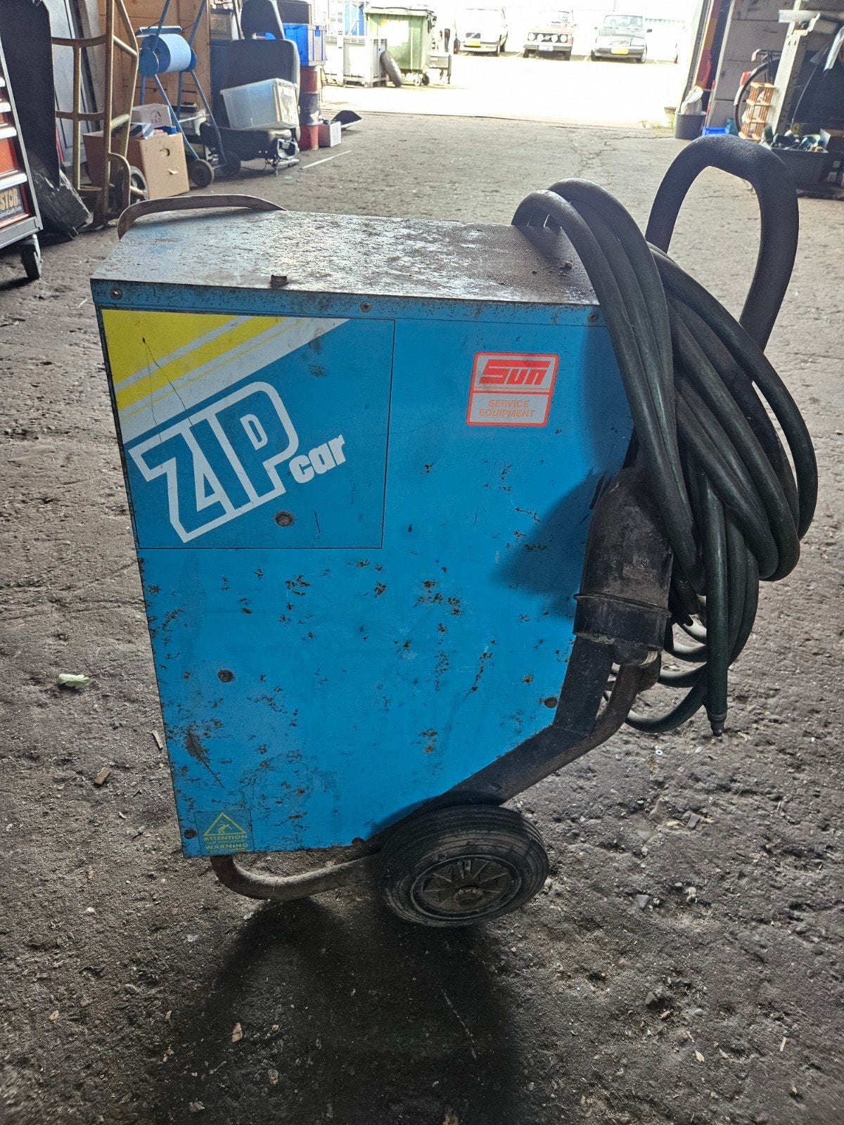 ZIP snijbrander, Ophalen