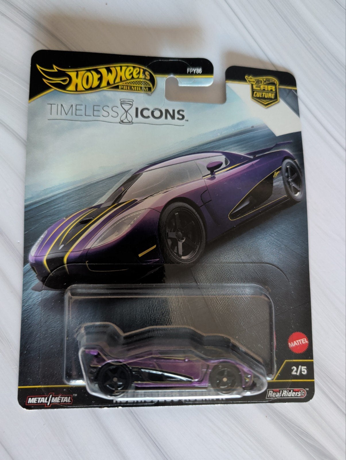 Hot Wheels Premium Timeless Icons Koenigsegg Agera R, Ophalen of Verzenden, Nieuw, Auto, Overige merken