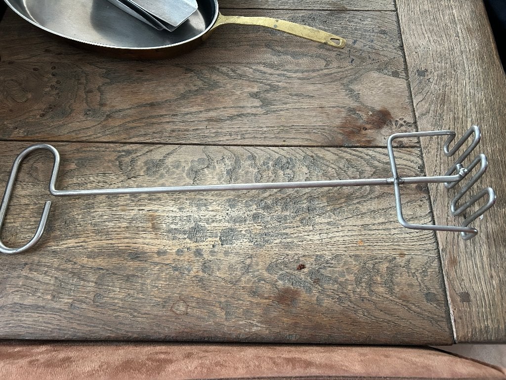 horeca stamper voor stampot gebruikt lengte 57 cm, Ophalen, Gebruikt, Rvs of Chroom