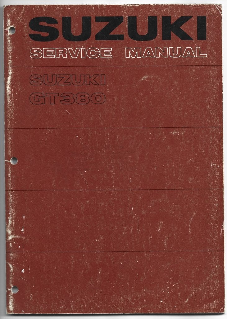Suzuki GT380 service manual (4733z), Motoren, Handleidingen en Instructieboekjes, Suzuki, Verzenden