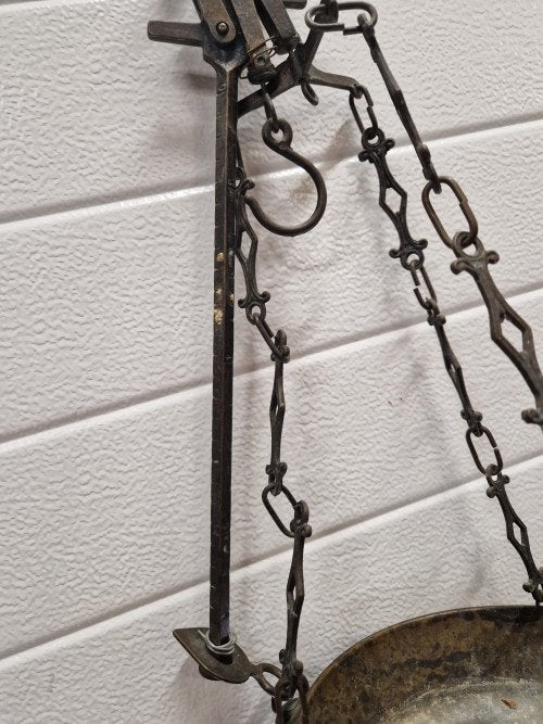 balans weegschaal antiek messing, Antiek en Kunst, Ophalen of Verzenden