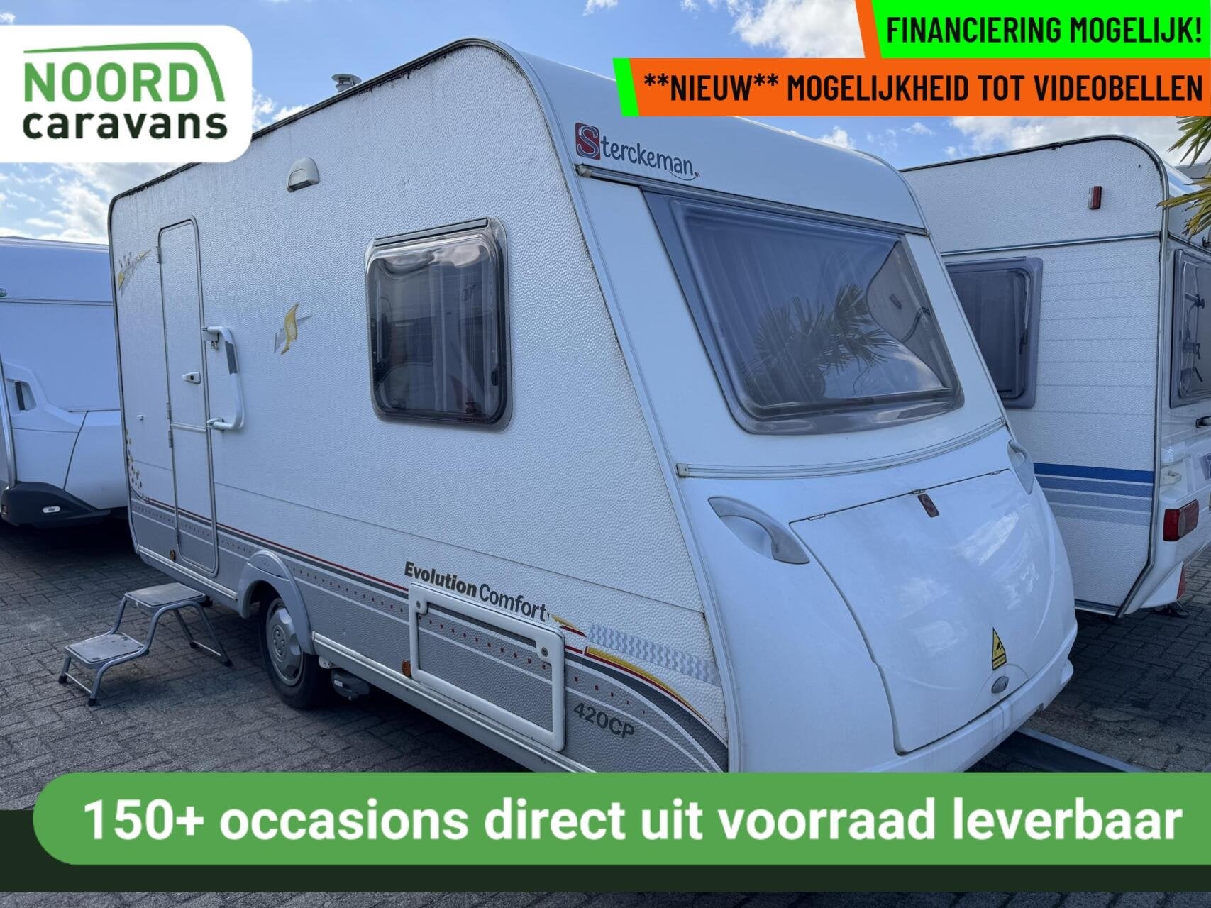 Sterckeman EVOLUTION COMF. 420 CP, DWARSBED, TREINZIT, MOVER, Mover, Sterckeman, Bedrijf, Treinzit