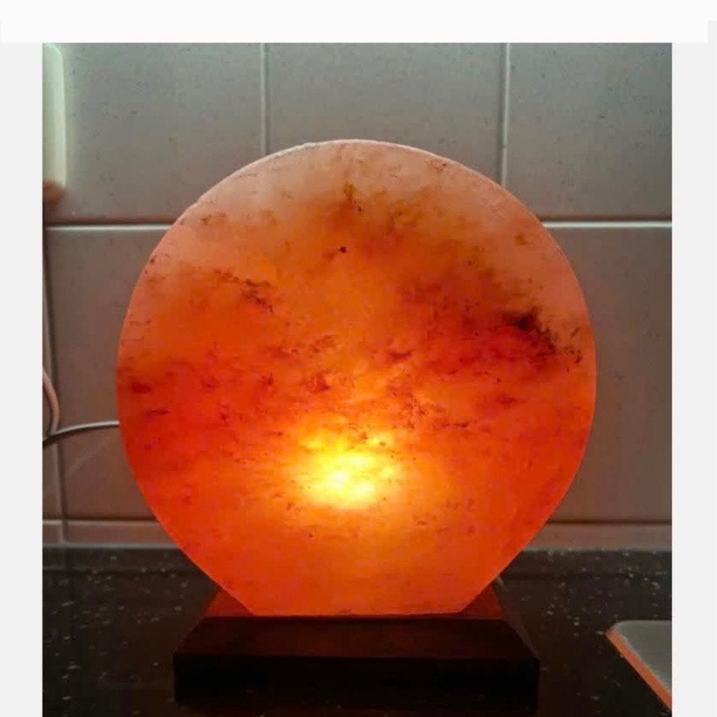 Grote zware XL Zoutlamp 4745 gram, bijna 5 kilo, 21 cm hg., Ophalen of Verzenden