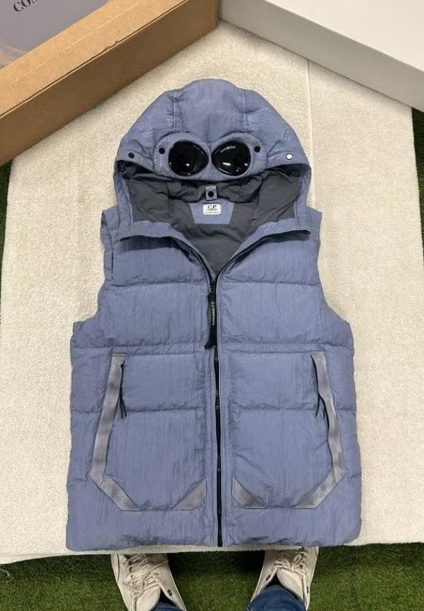 C.P. Company Saint-Peter Bodywarmer Jas Nieuw met doos, C.P. Company, Blauw, ., Nieuw