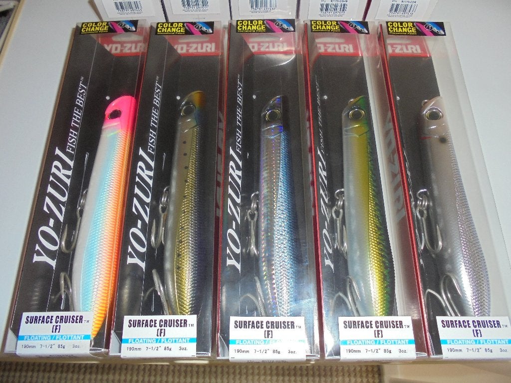 Big Game YO-ZURI Surface Cruiser Popper 19cm 85g Rapala., Ophalen of Verzenden, Nieuw, Overige typen