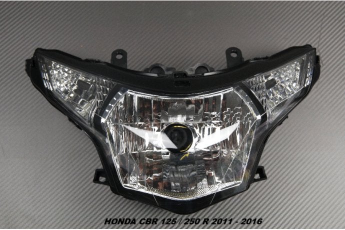 Koplamp Voorlicht AVDB voor HONDA CBR 125 / 250 R 2011 2016, Motoren, Verzenden, Nieuw