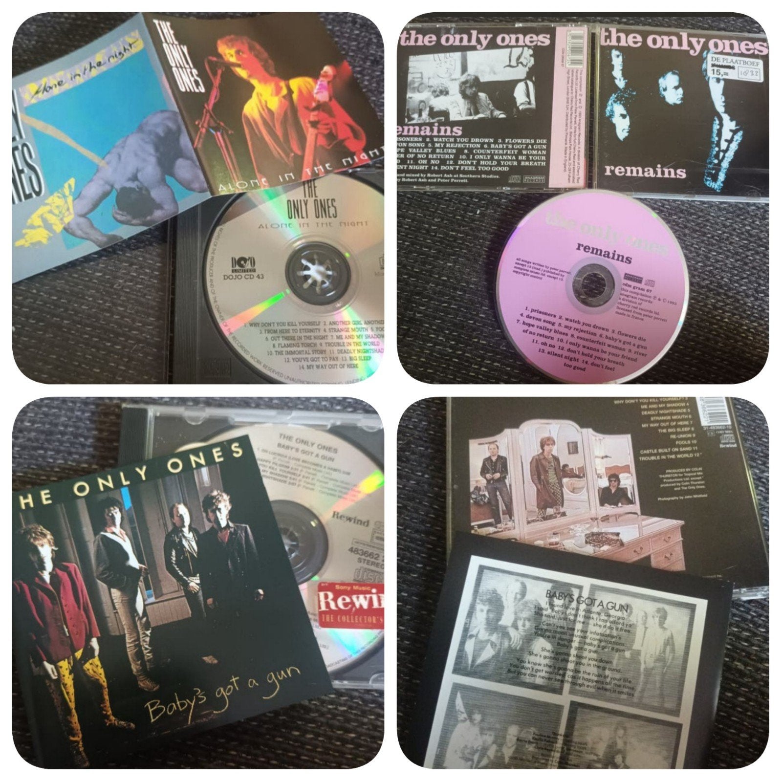 The Only Ones 3 cd's/PUNK/ €10 per stuk VG+, Ophalen of Verzenden, Gebruikt
